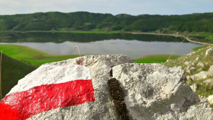 segnavia sentiero cai lago matese