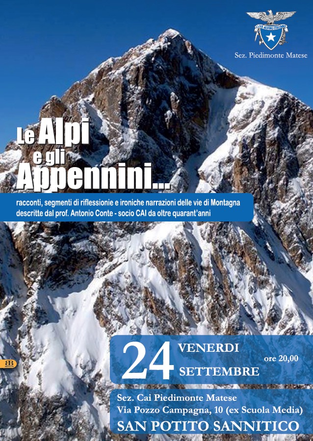 Venerdì 24/09/2021 - Le Alpi e gli Appennini...