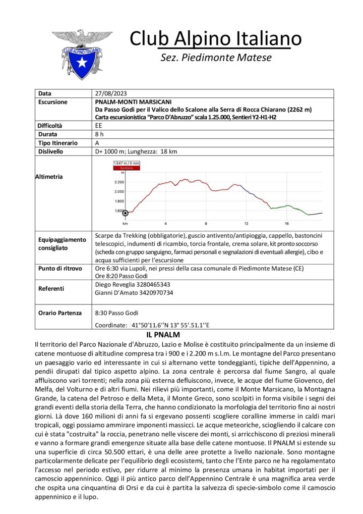 27/08/2023 -PNALM-MONTI MARSICANI