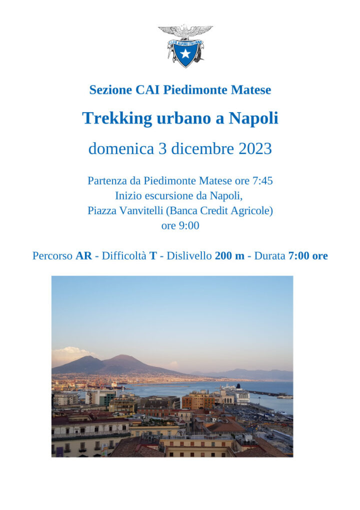 03/12/2023 – Trekking Urbano a Napoli