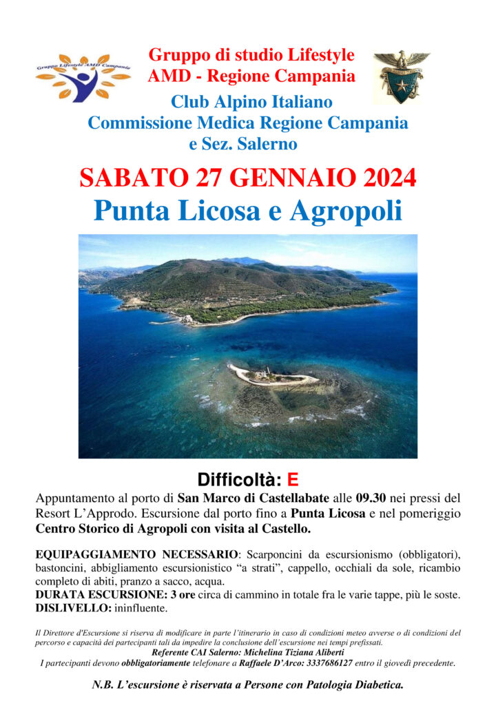 27/01/2024 - PUNTA LICOSA E AGROPOLI